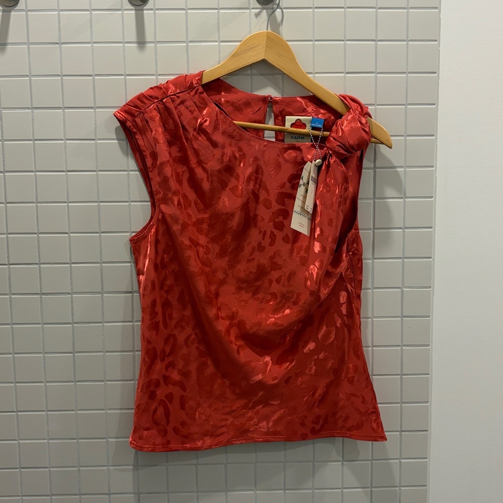 NWT Farm Rio Leopard Top - Picture 4 of 5